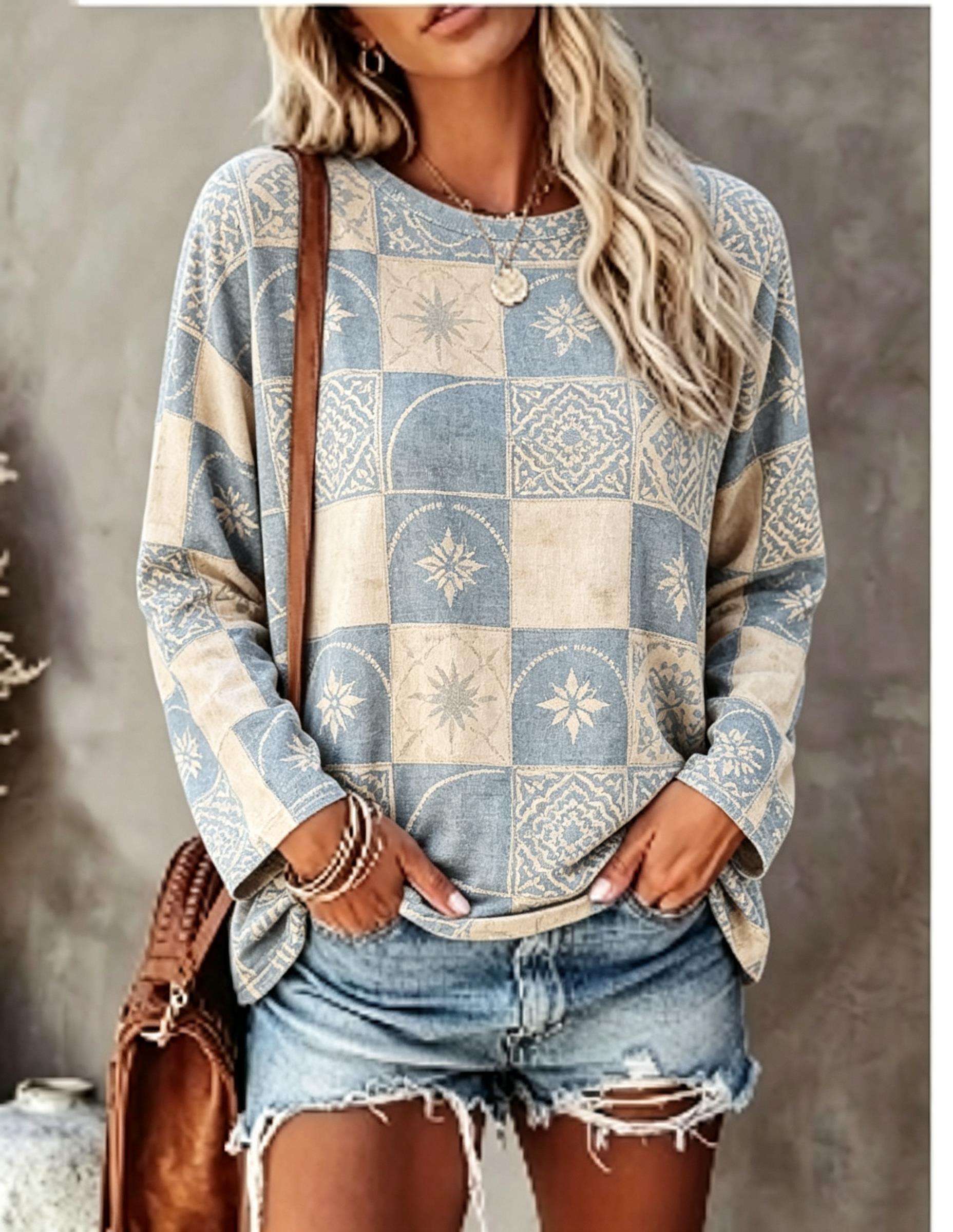 Women Long Sleeve T Shirt Gree - Winter Clothing For Women ulasan dan harga