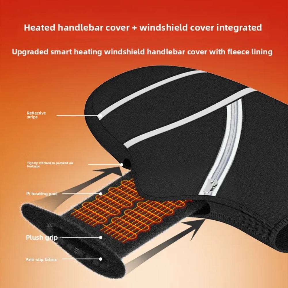 Motorcycle Handlebar Covers Wi - Heated Gloves Electric ulasan dan harga